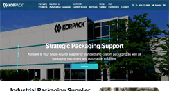Desktop Screenshot of korpack.com